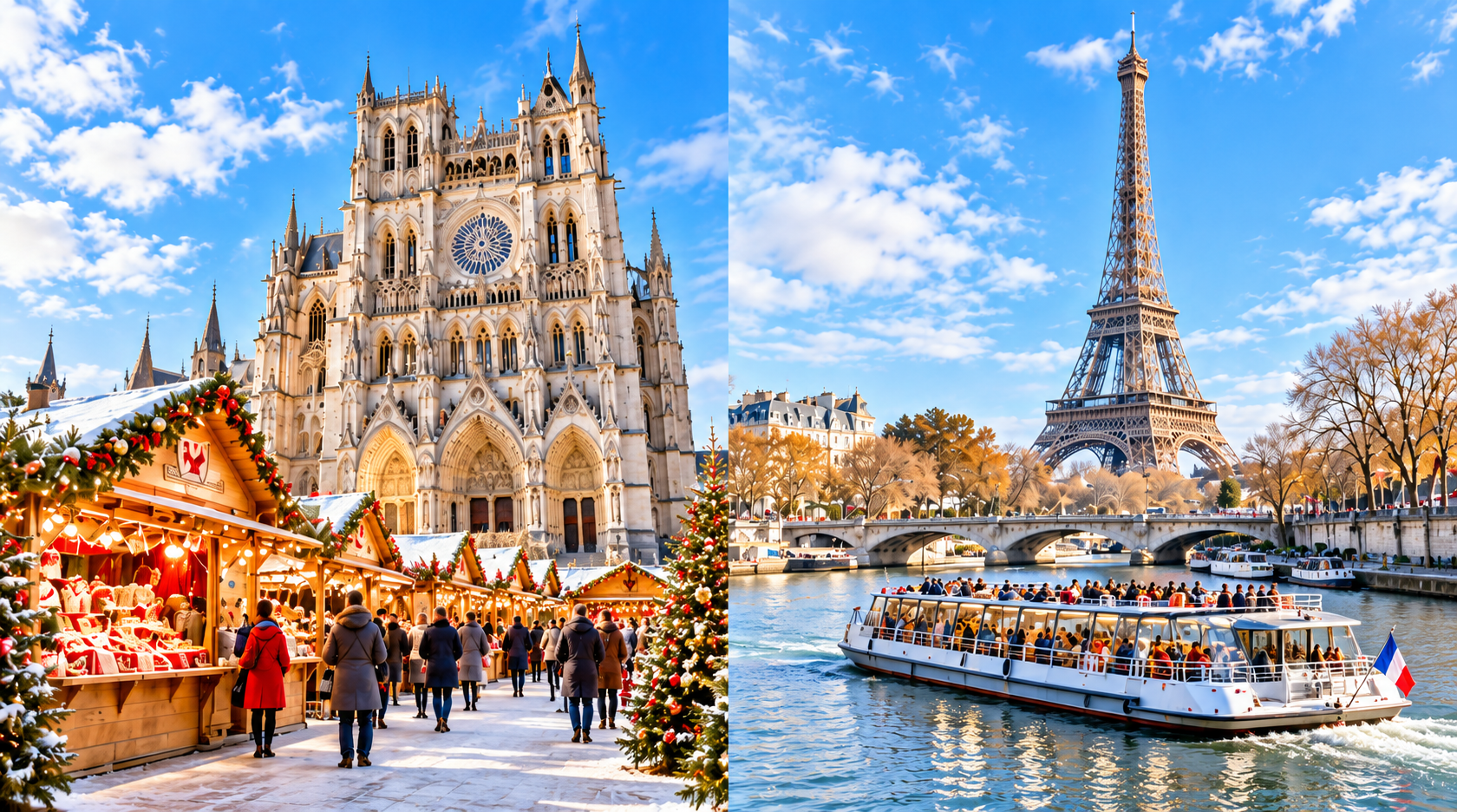 Amiens et Paris en lumière d’hiver