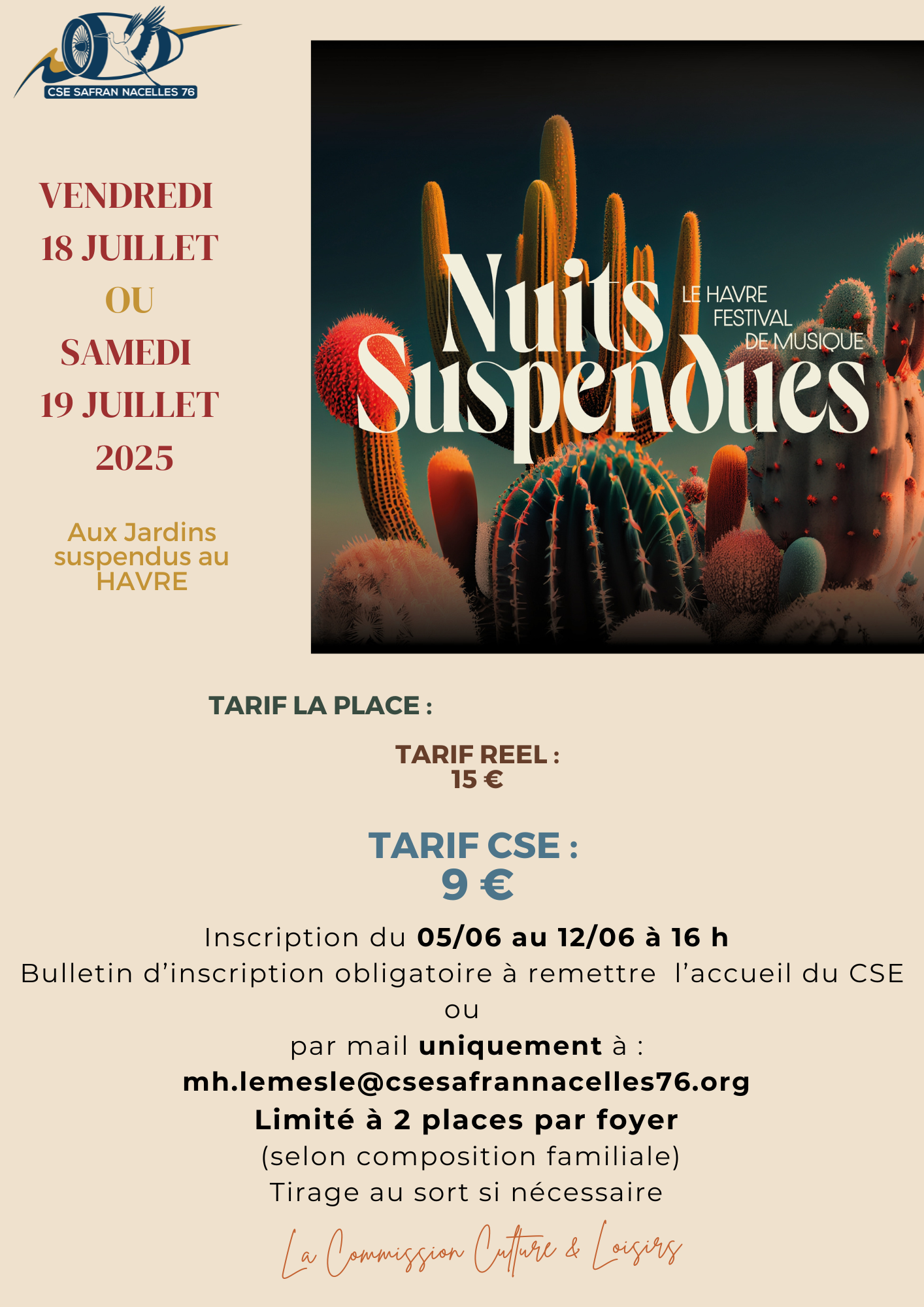 NUITS SUSPENDUES 2025