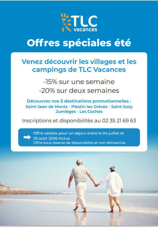 offre spéciale TLC  ete 2026