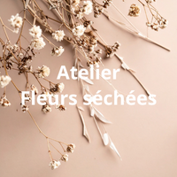 Vignette Fleurs séchées avec texte