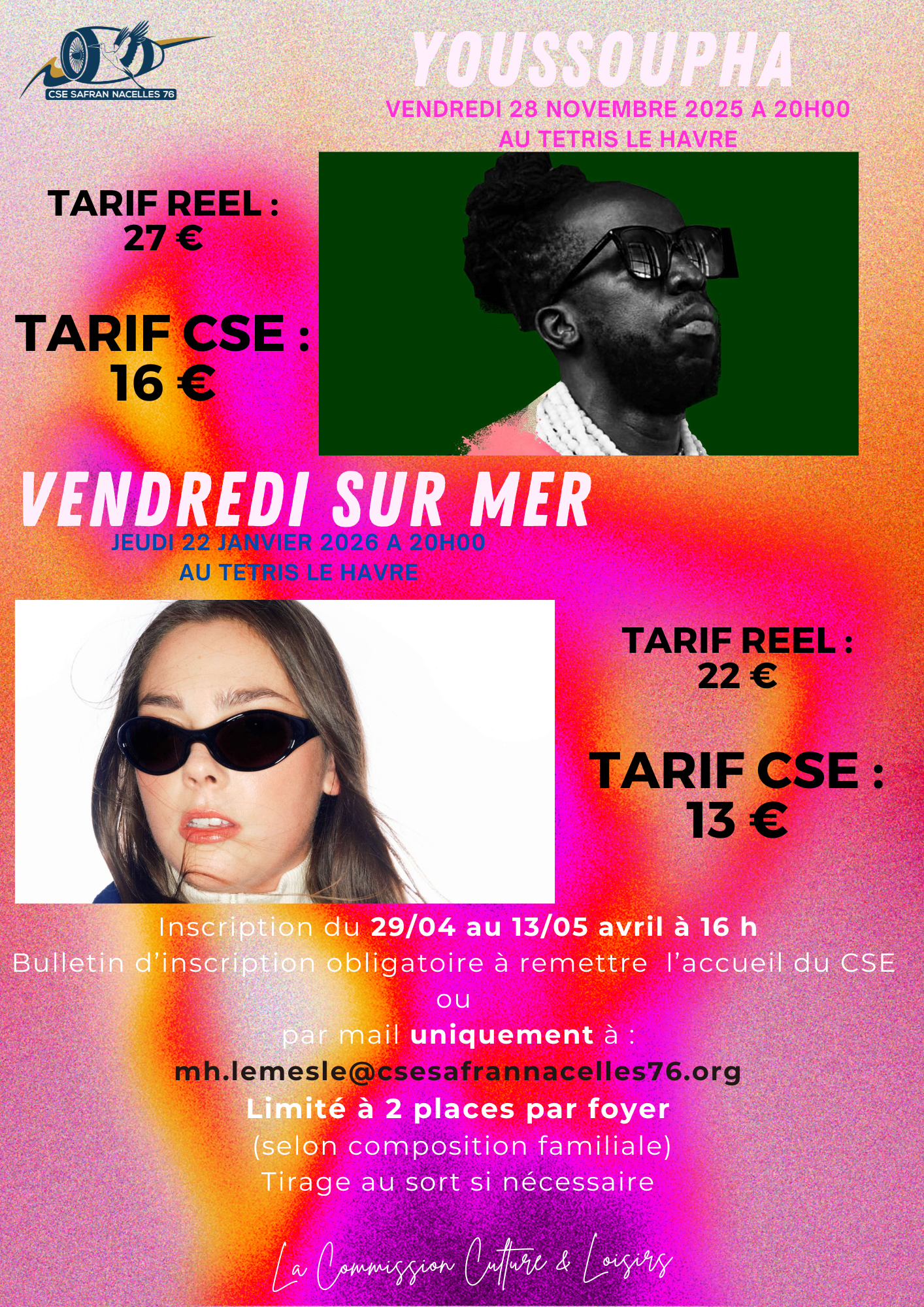 YOUSSOOUPHA ET VENDREDI SUR MER